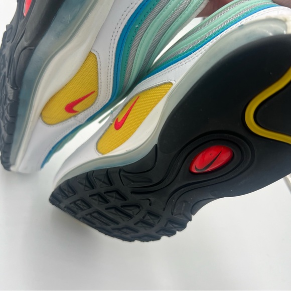 Air Max 97 Teal & Blue ‘Spring Floral' Mens Size 11 DQ7644-100 - Picture 10 of 10